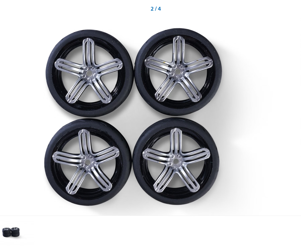 1:10 SC-Räder 6S Style (4) silber