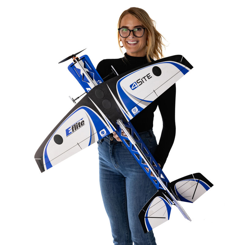 4-Site 3D FF (Flat Foamy) 800mm BNF Basic with AS3X+ and SAFE Select