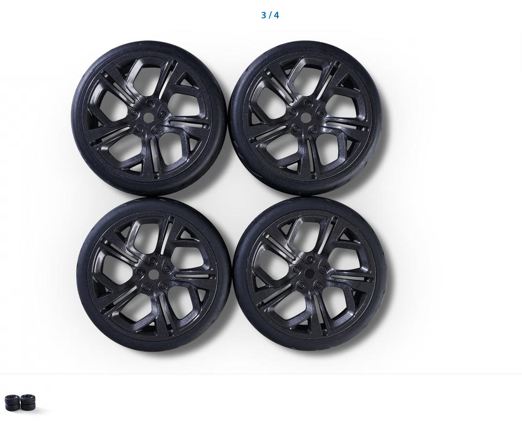 1:10 Räderset Y-Design5 (4) grau/schwarz