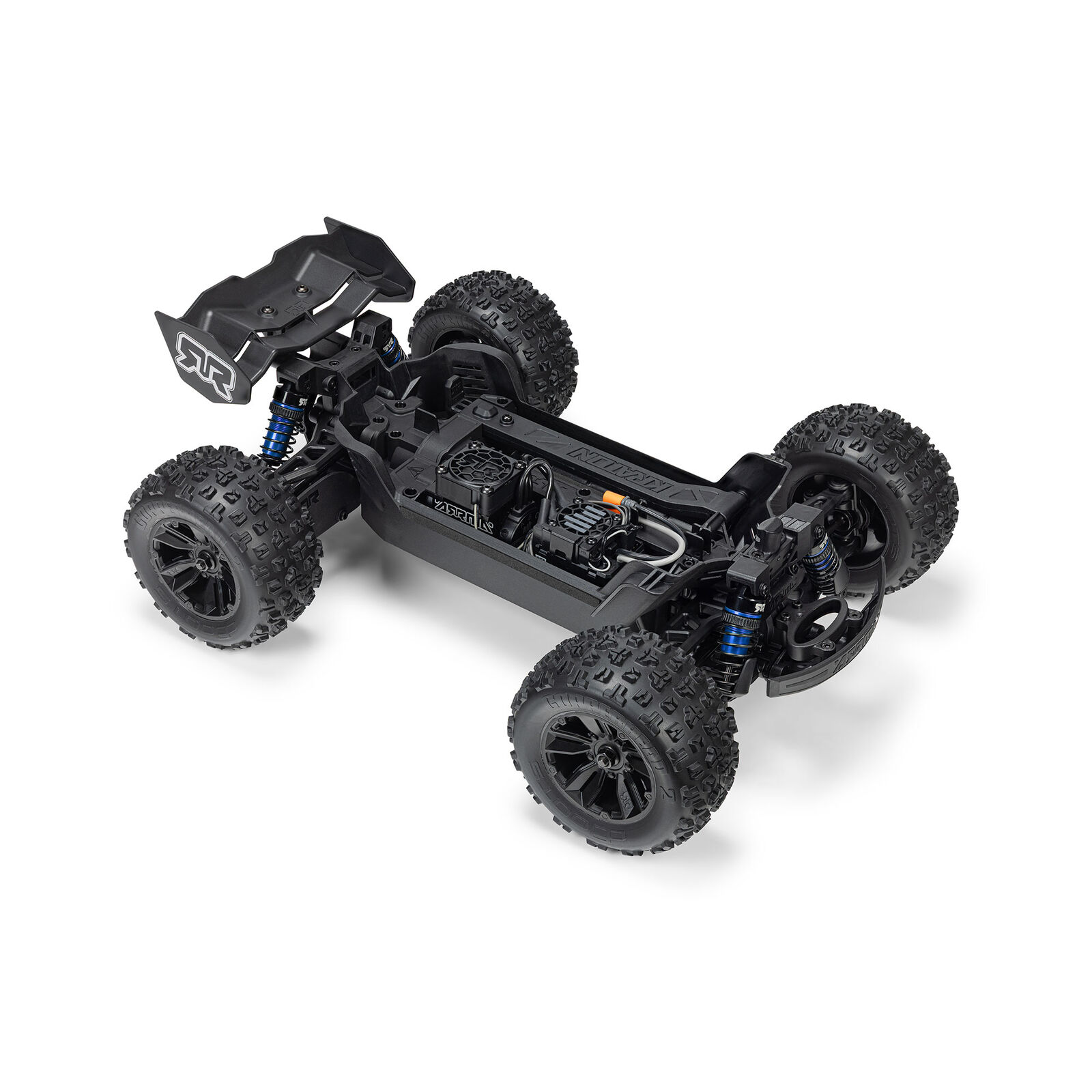 1/16 MINI KRATON 3S DSC 4X4 RTR Brushless Speed Truck (Inklusive Akku & Ladegerät), Rot/Blau