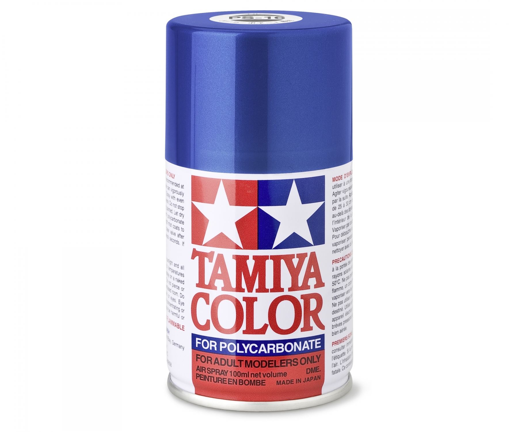 Tamiya Color Lexanspray Blau (metallic) PS-16 100 ml Spraydose (L=109,90€)