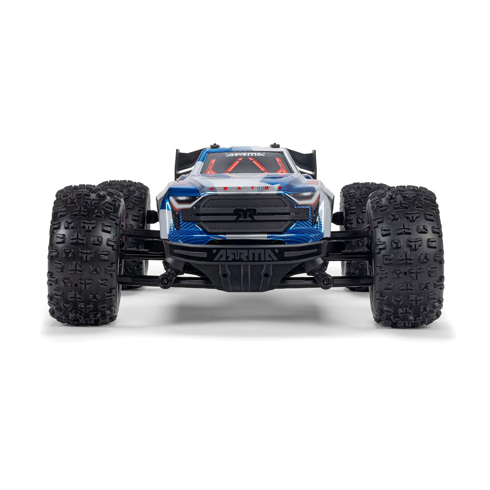 1/16 MINI KRATON 3S DSC 4X4 RTR Brushless Speed Truck (Inklusive Akku & Ladegerät), Rot/Blau
