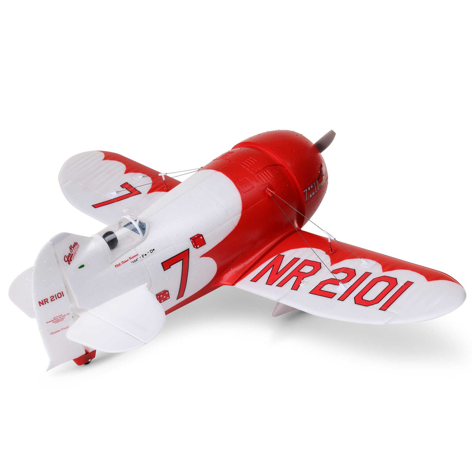 UMX Gee Bee R-2 510mm BNF Basic mit AS3X und SAFE Select