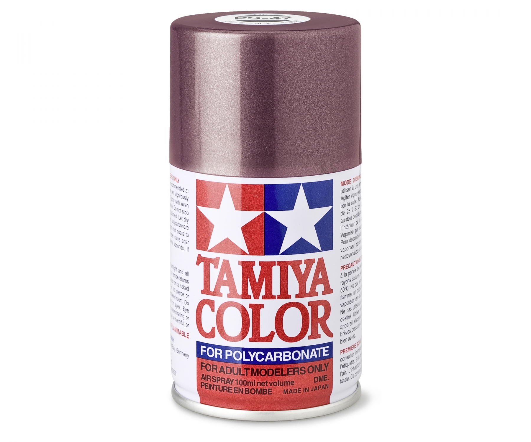 Tamiya Color Lexanspray Pink, Gold-Effekt PS-47 100 ml Spraydose (L=146,90€)