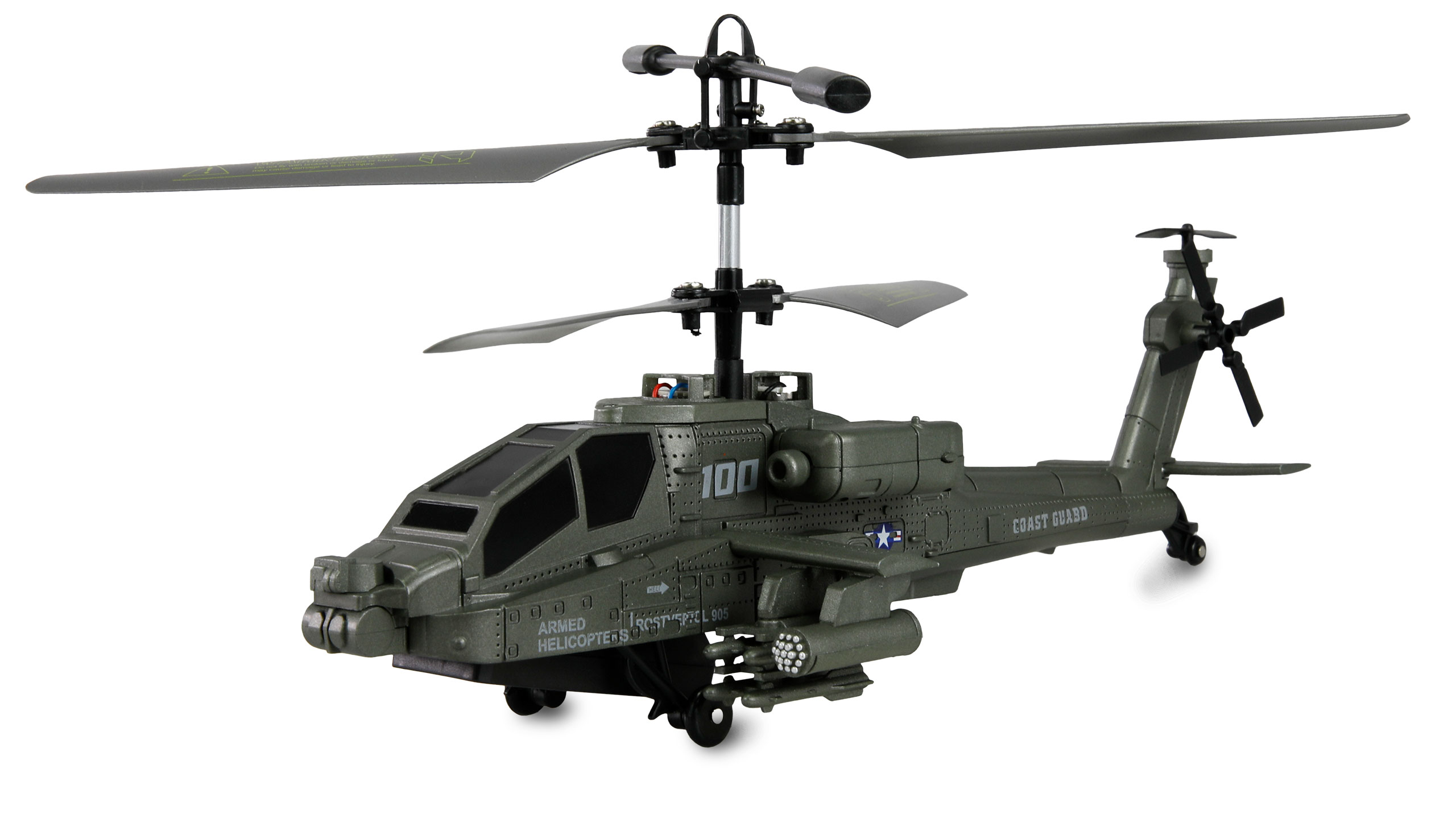 Apache AH-64 Helikopter Koaxial 3,5-Kanal RTF 