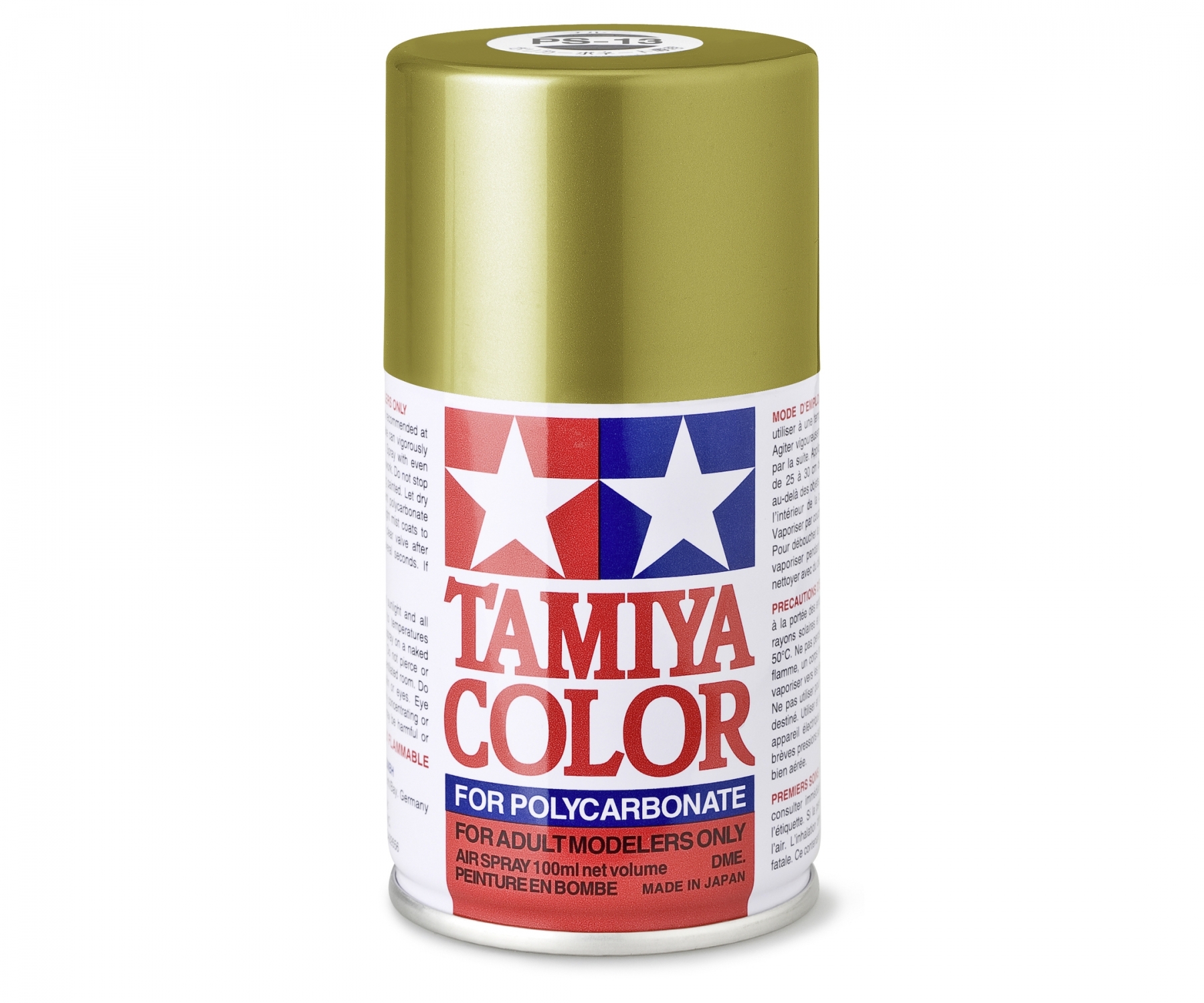 Tamiya Color Lexanspray Gold PS-13 100 ml Spraydose (L=109,90€)