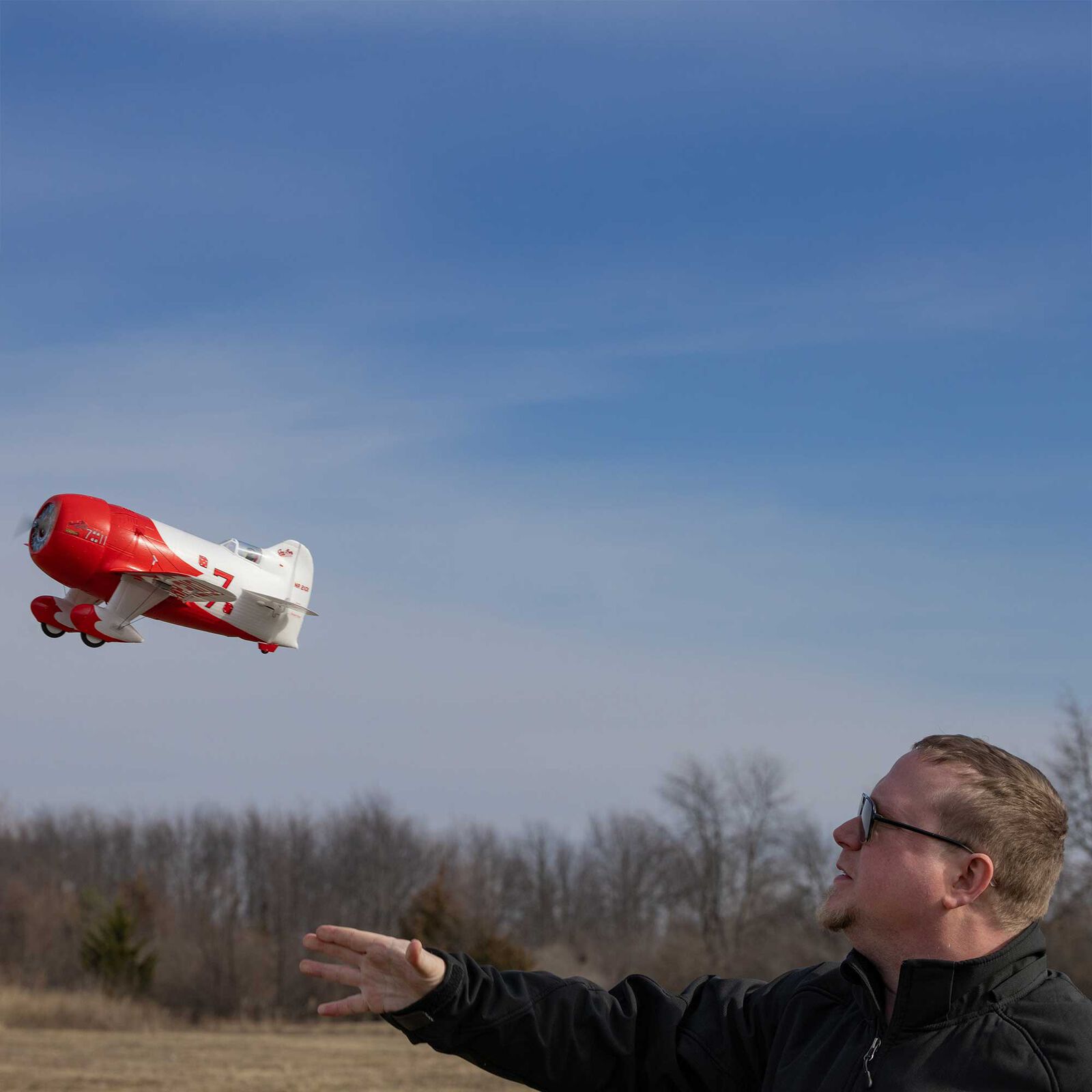 UMX Gee Bee R-2 510mm BNF Basic mit AS3X und SAFE Select