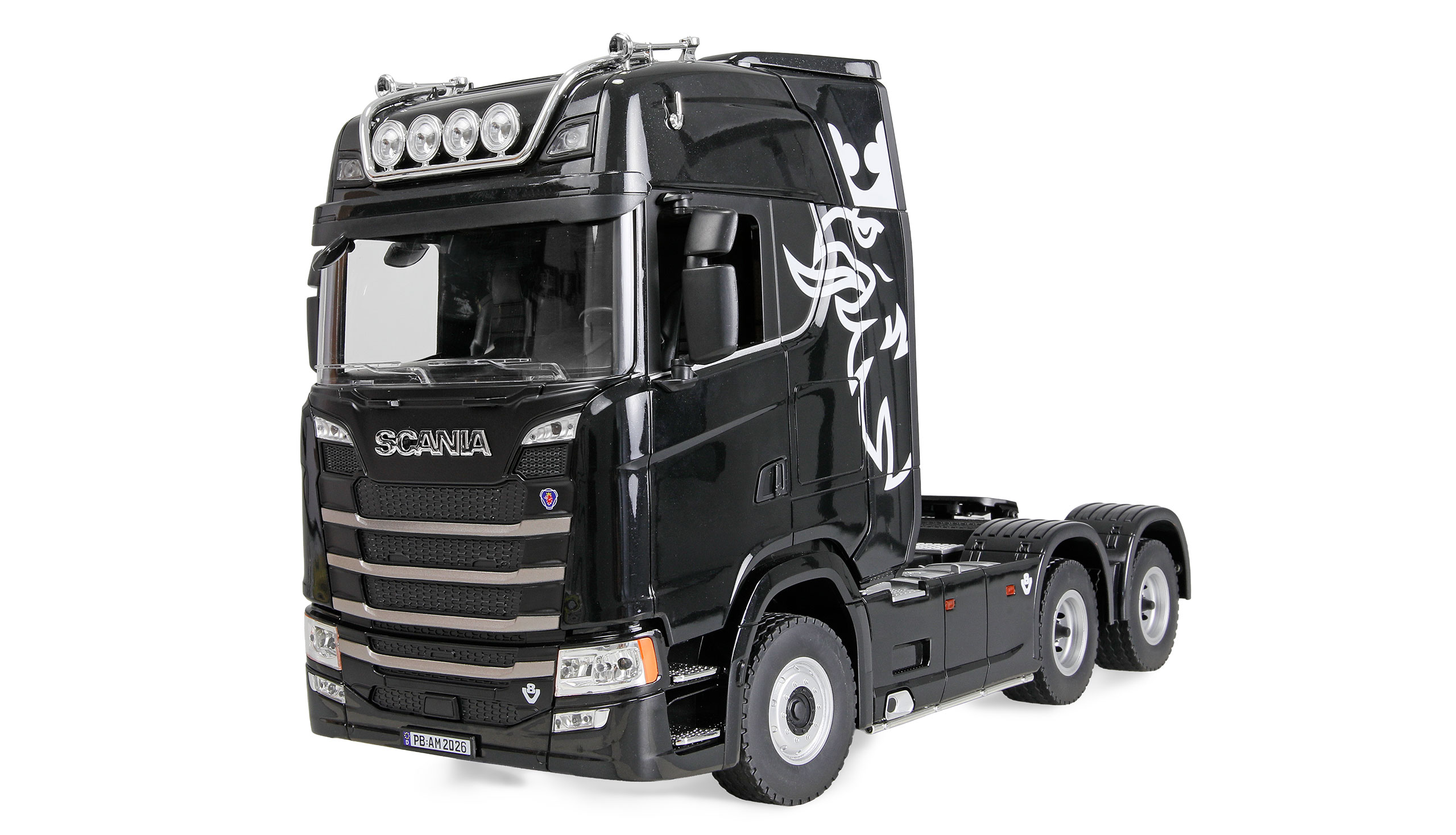 Scania 770 S Zugmaschine 6x4 1:18 RTR schwarz