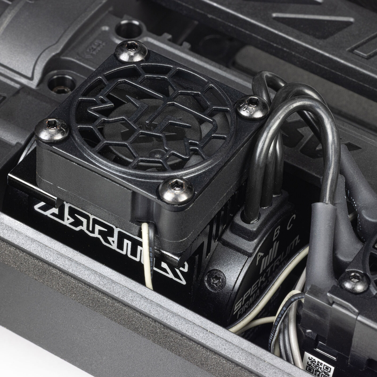 1/16 MINI KRATON 3S DSC 4X4 RTR Brushless Speed Truck (Inklusive Akku & Ladegerät), Rot/Blau