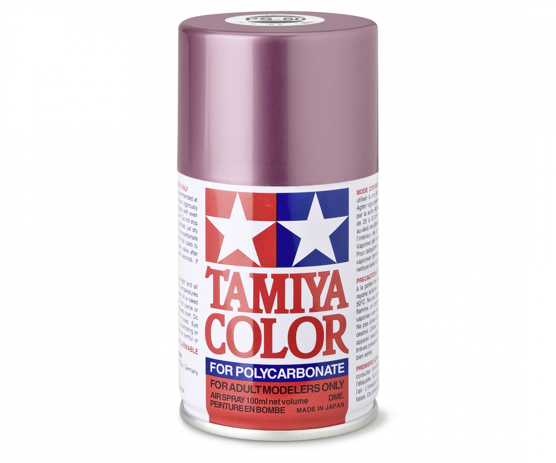 Tamiya Color Lexanspray Alu-Effektrot PS-50 100 ml Spraydose (L=184,90€)