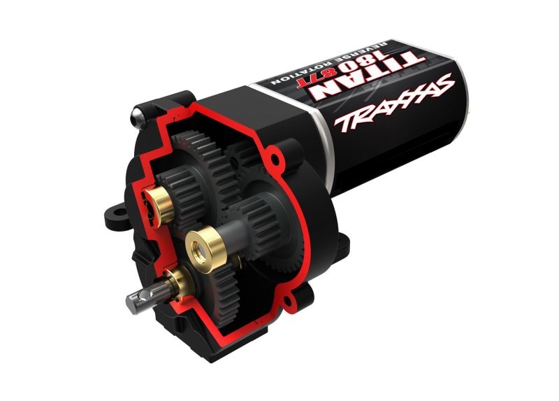 Getriebe mit Motor komplett (lange Untersetzung 16.6:1) TRAXXAS TRX-4M 