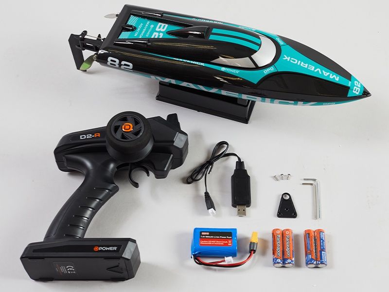 D-Power Maverick Ersatzakku - 7.4V 900mAH Li-Ion mit XT60 Stecker 
