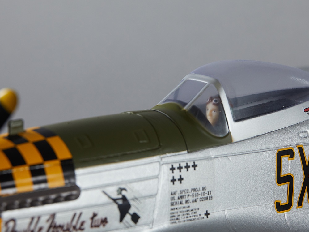 DERBEE P-51D Mustang Warbird PNP gelb - 75cm 