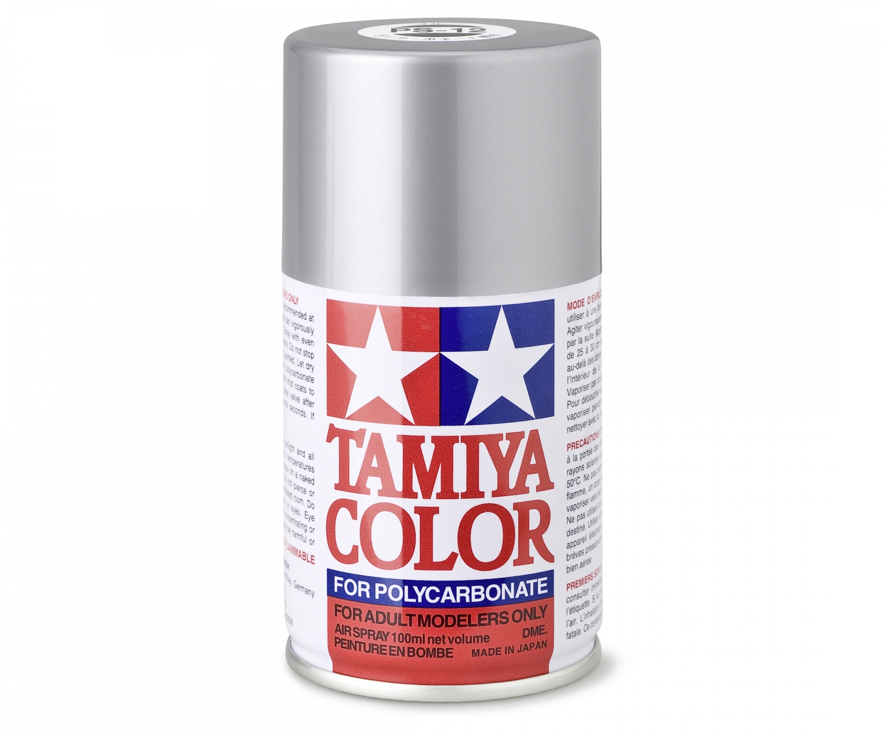 Tamiya Color Lexanspray Silber PS-12 100 ml Spraydose (L=109,90€)