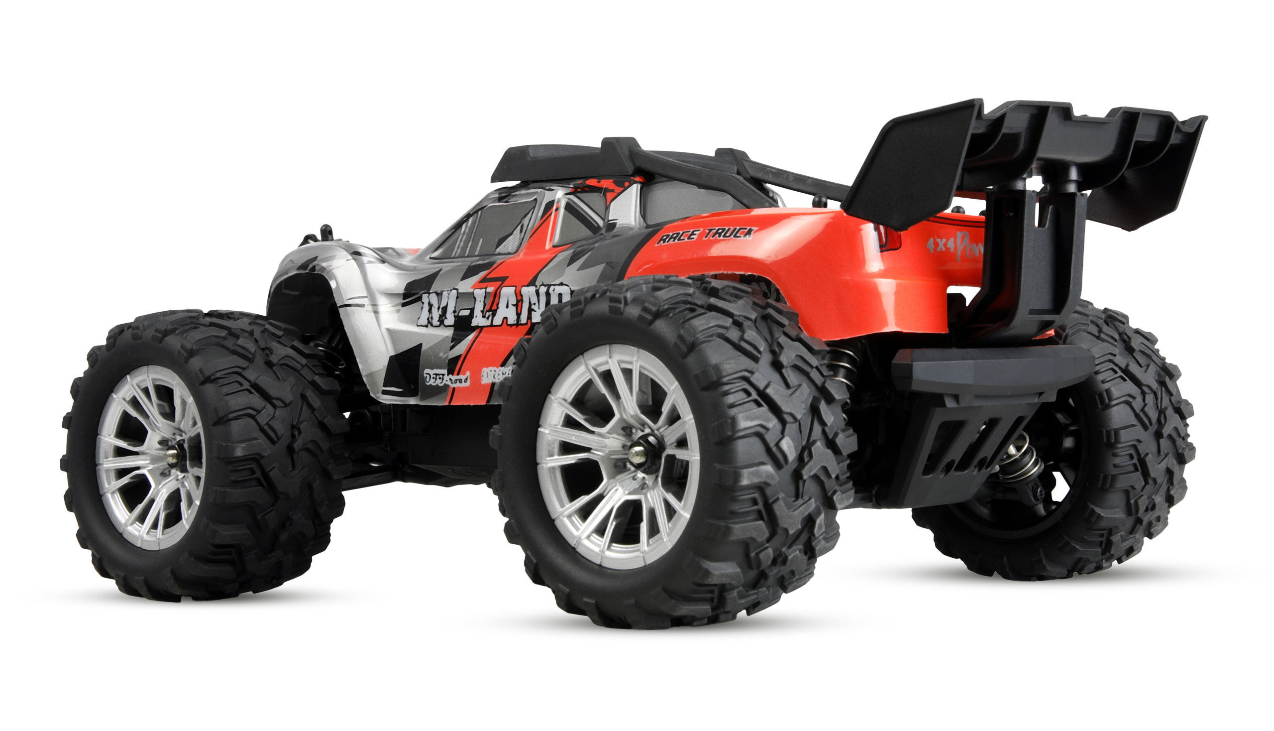 M-Land Truggy 48km/h 4WD 1:16 RTR rot 